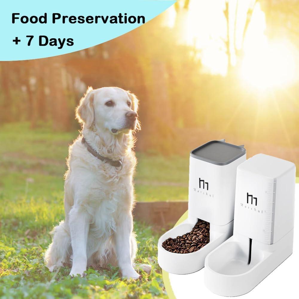 Dispensador de comida y agua para mascotas Marchul 3.8L