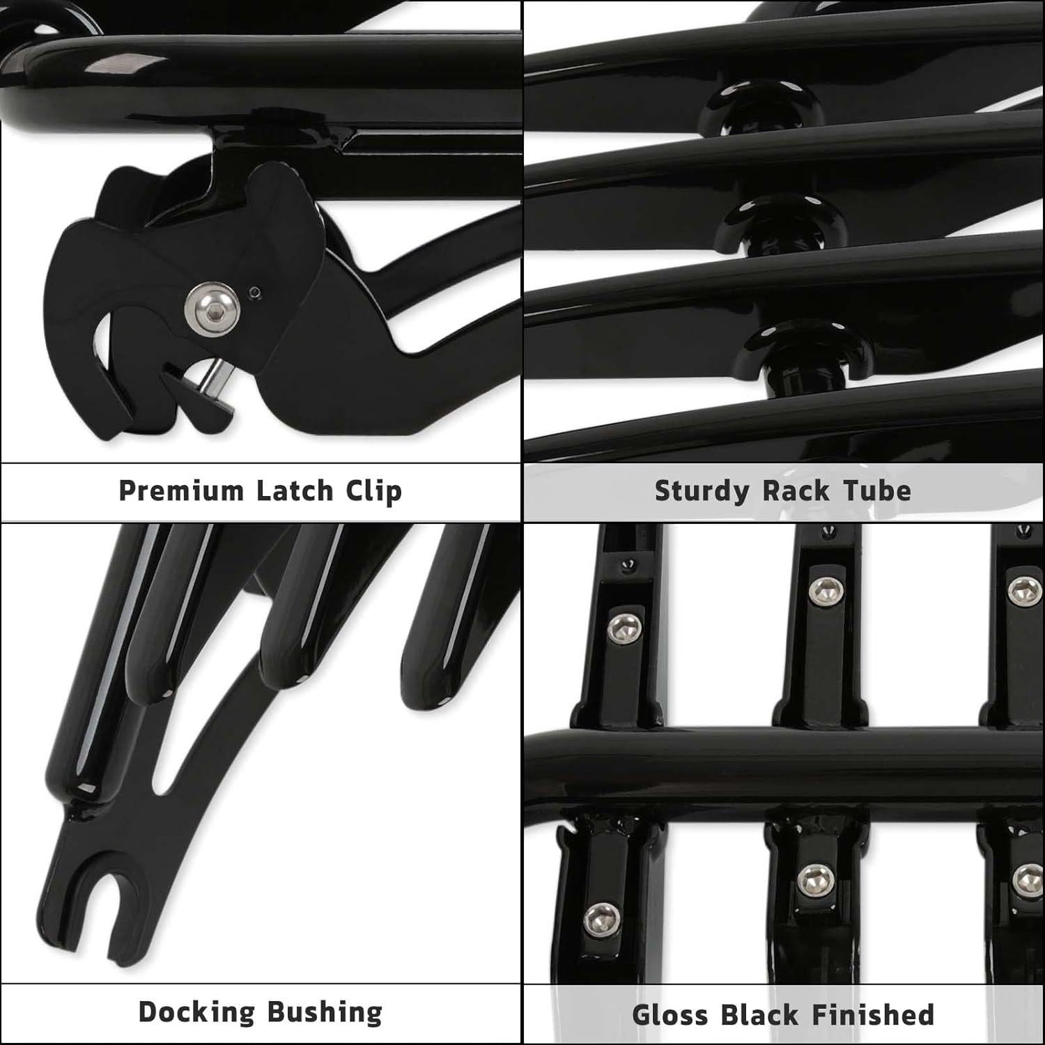 Soporte de Equipaje Desmontable JMTBNO para Harley Touring 2009-2024