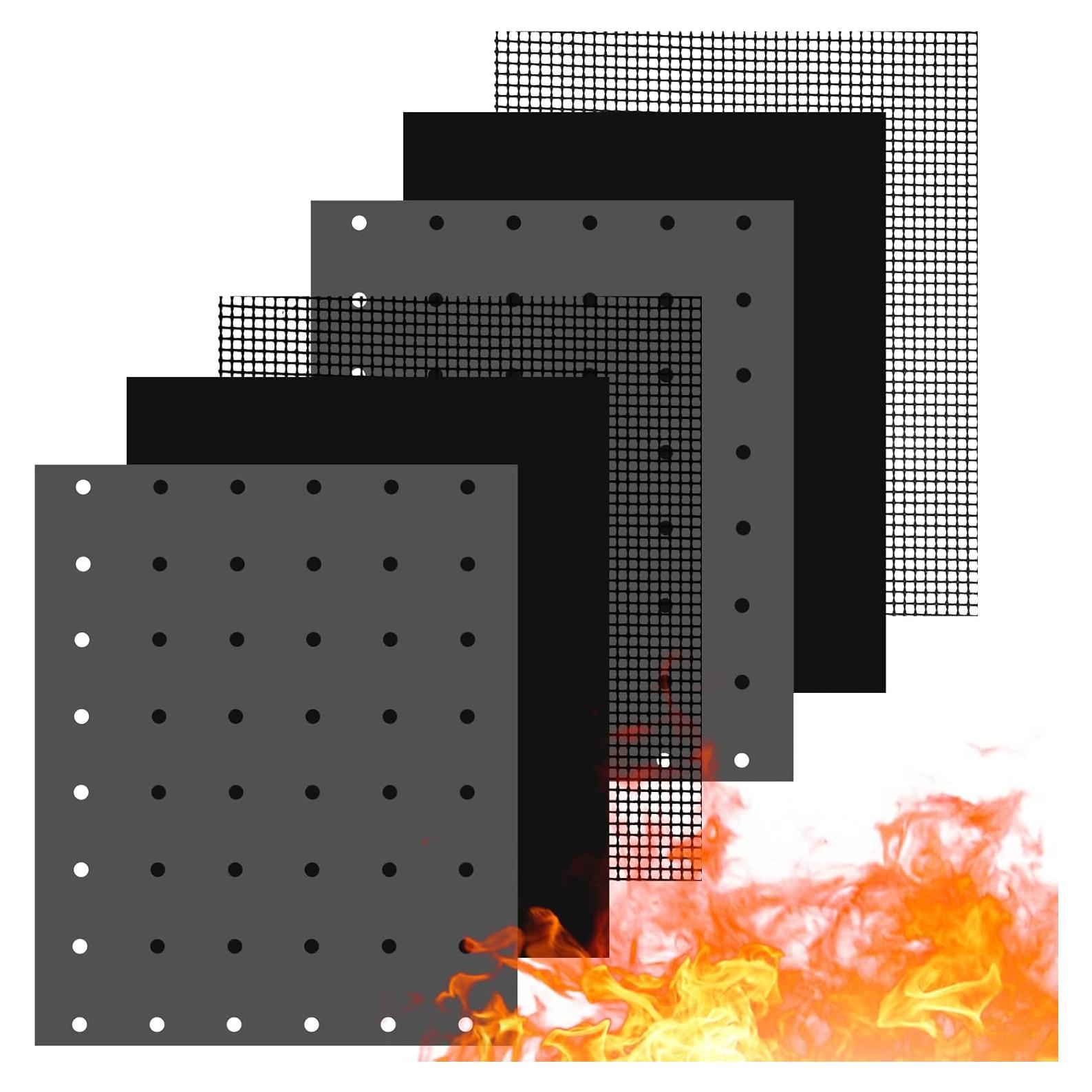 Paquete de 6 forros reutilizables para horno tostador Yetene 22.86x27.94cm