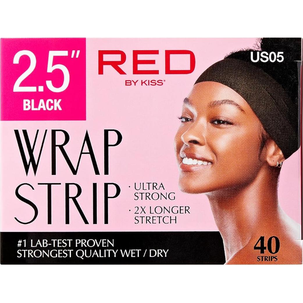 Cinta para Envolver el Cabello Red by Kiss Ultra Fuerte 40 Tiras