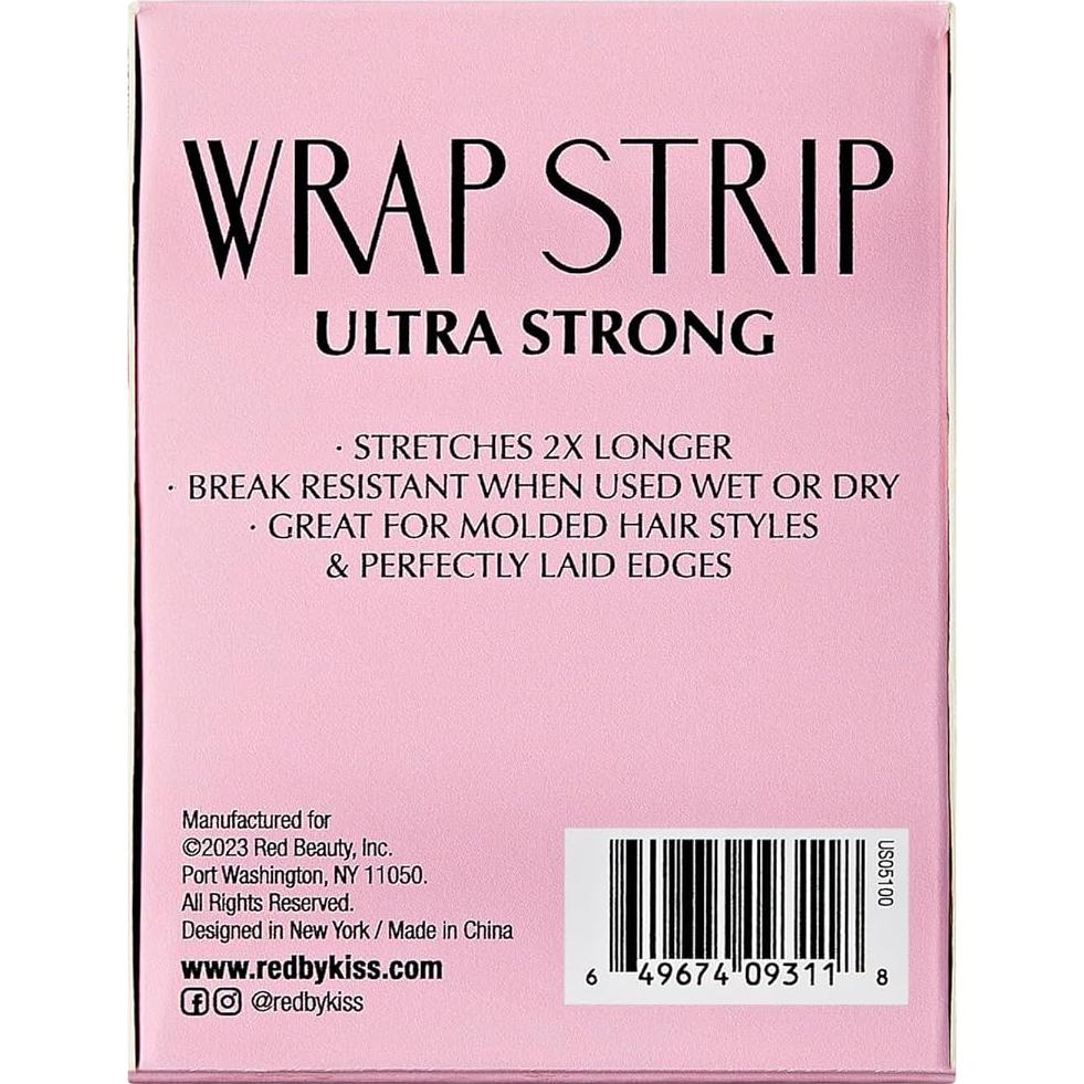 Cinta para Envolver el Cabello Red by Kiss Ultra Fuerte 40 Tiras