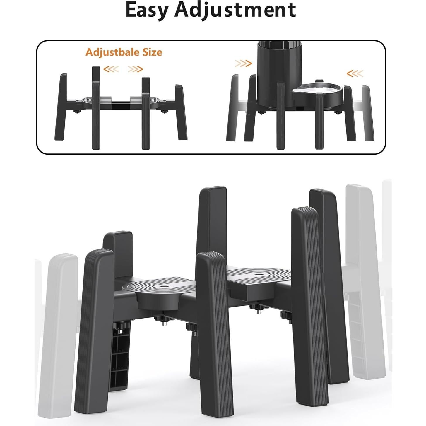 Soporte CZPET para comedero automático ajustable 15.5-21.6 cm