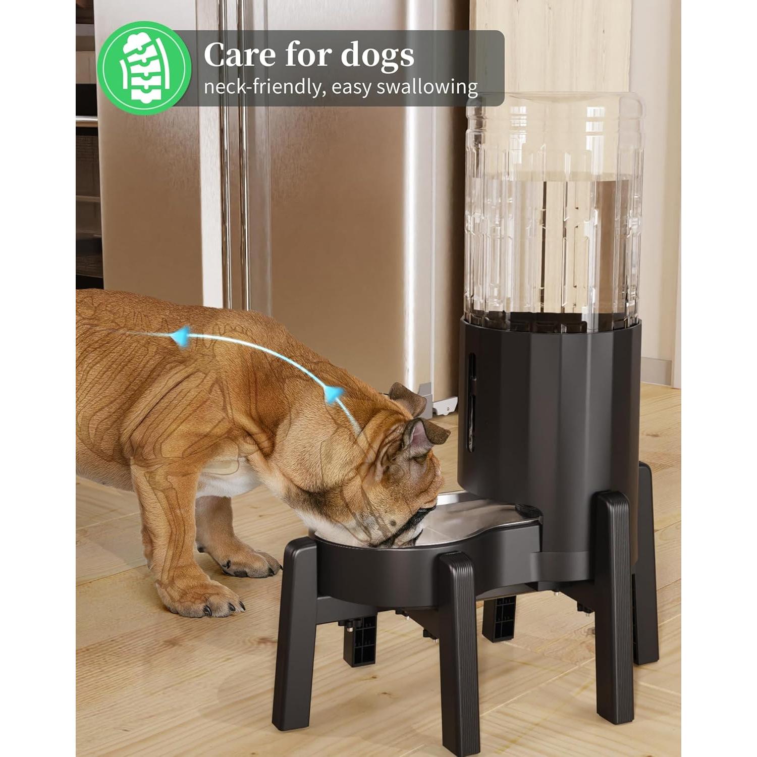 Soporte CZPET para comedero automático ajustable 15.5-21.6 cm