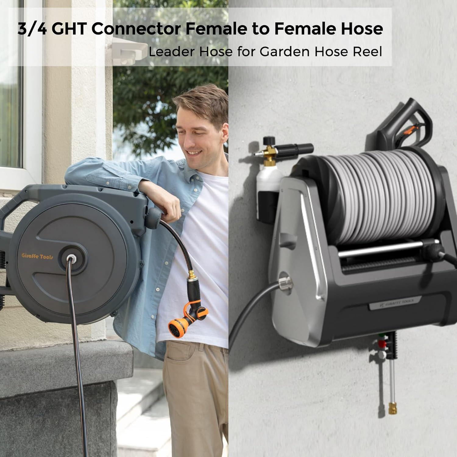 Manguera de Jardín Giraffe Tools 1.5m Hembra a Hembra Flexible