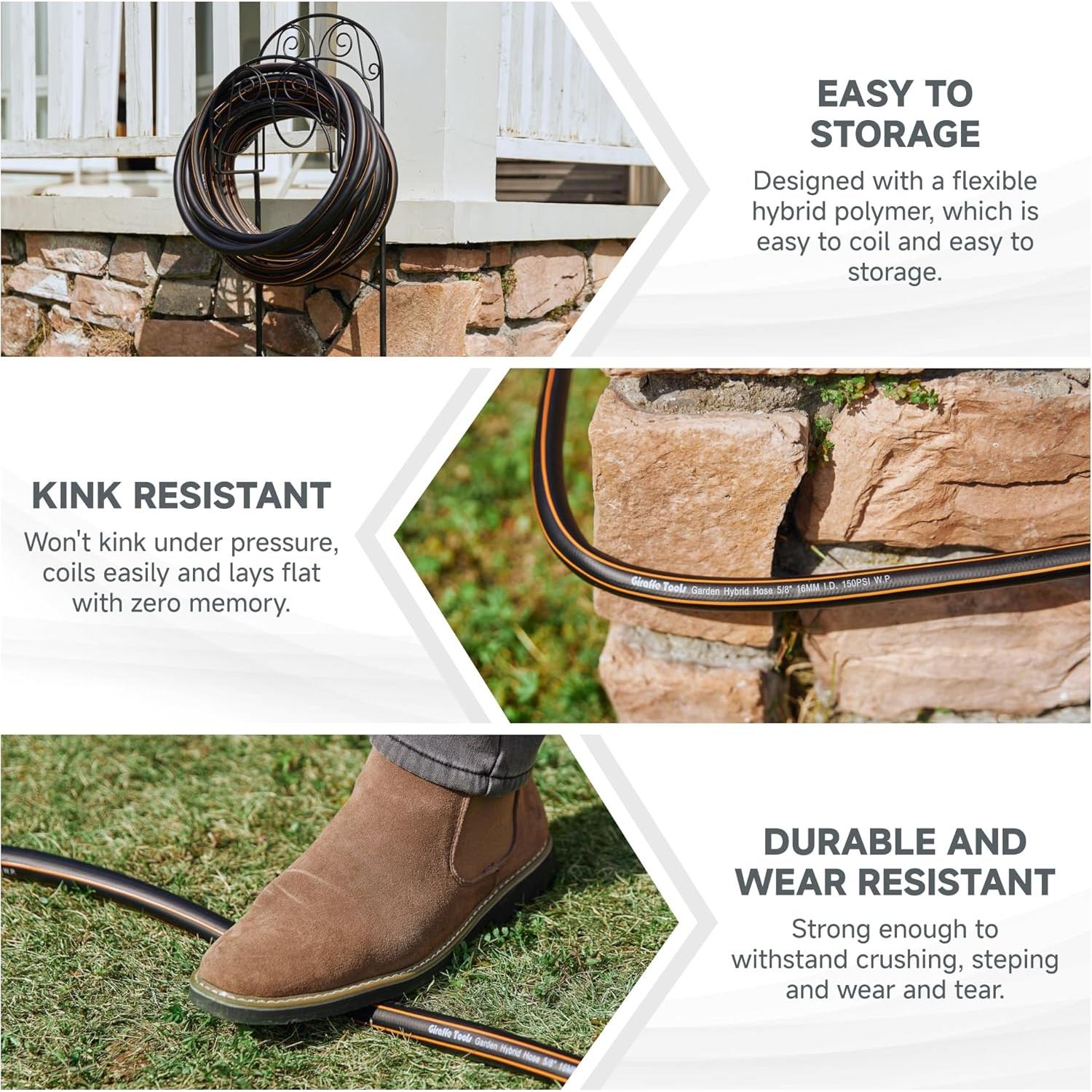 Manguera de Jardín Giraffe Tools 1.5m Hembra a Hembra Flexible