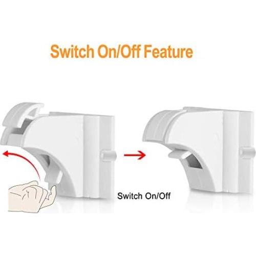 Cerraduras Magnéticas Adhesivas Vmaisi para Gabinetes - 10 Pzas