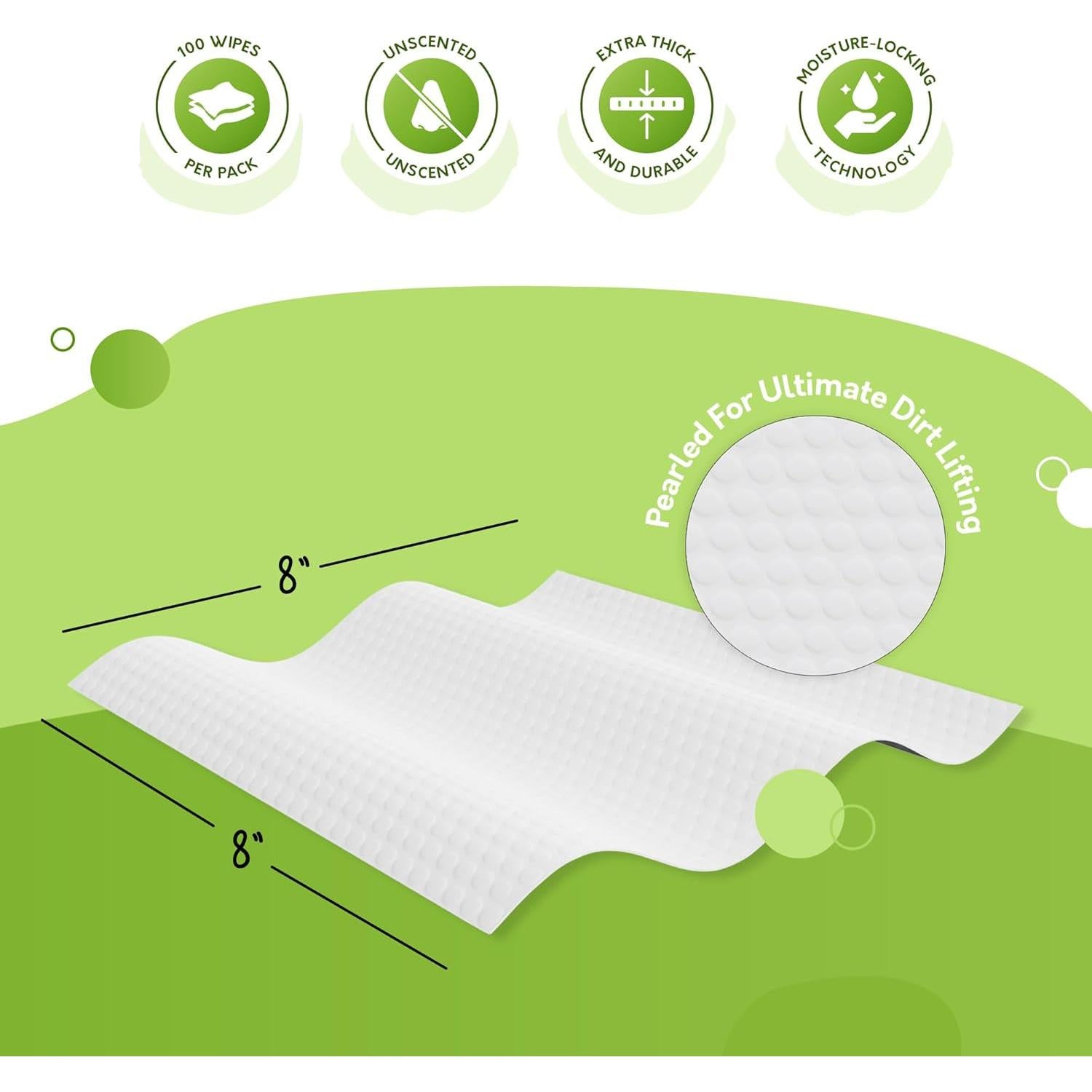 Toallitas para mascotas G.A.S 100% naturales hipoalergénicas