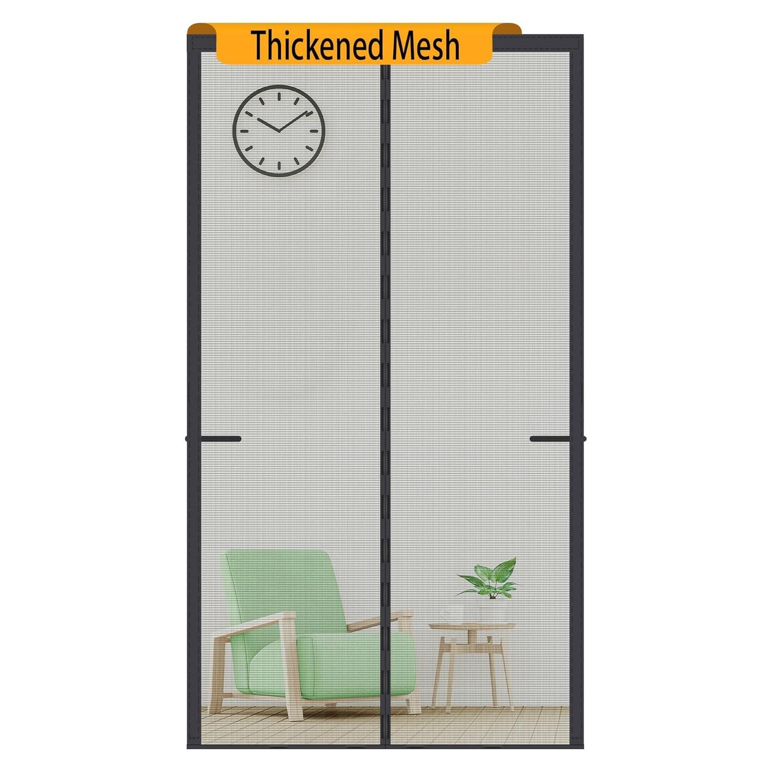 Puerta de Pantalla Magnética Odocovo 38x82cm Malla Reforzada