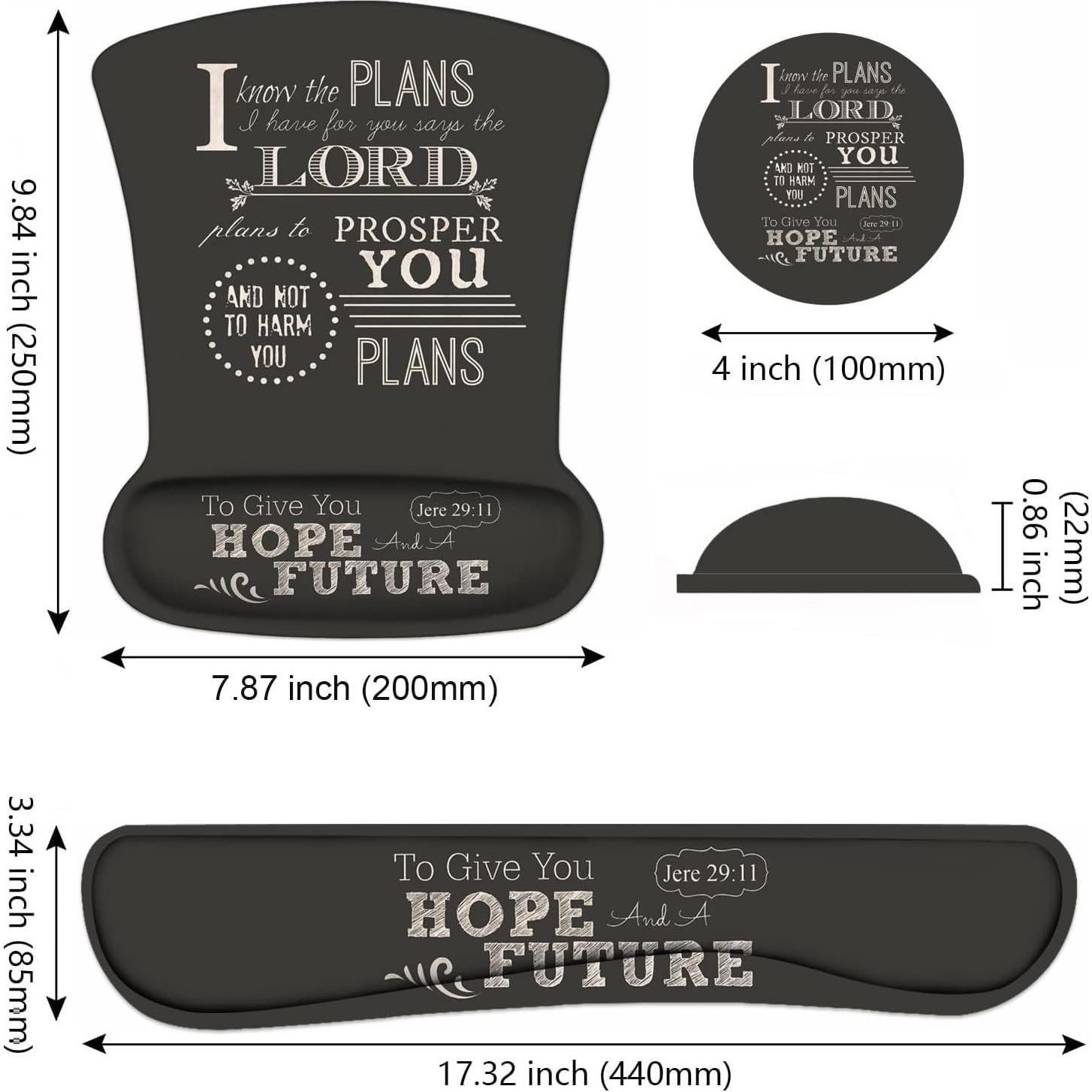 Soporte de Muñeca Ergonómico DEHJYYIJUY + Reposamuñecas