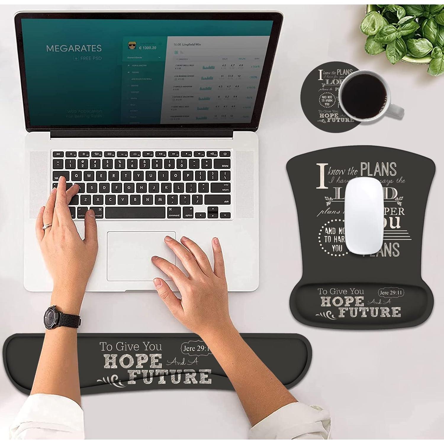 Soporte de Muñeca Ergonómico DEHJYYIJUY + Reposamuñecas