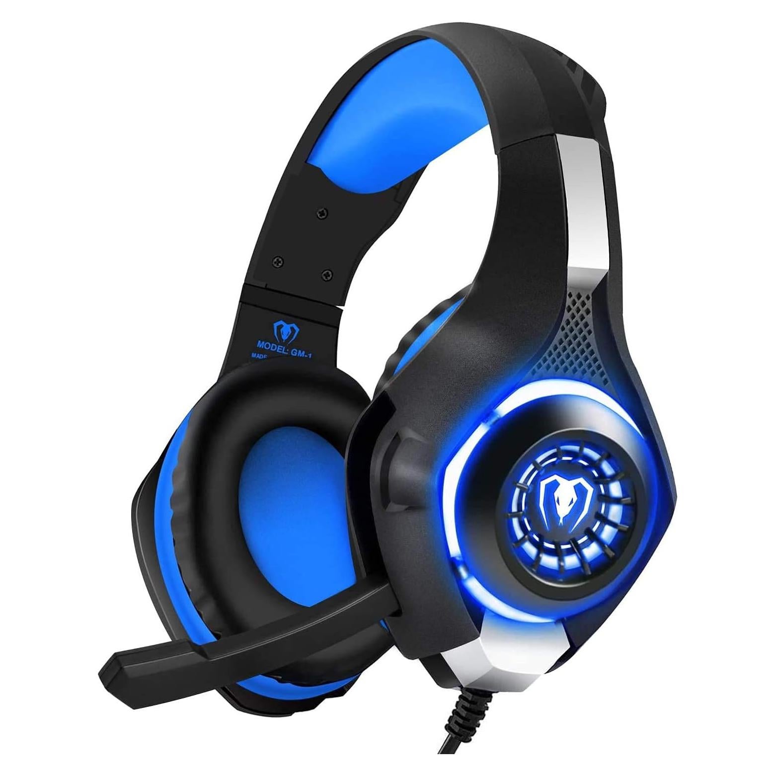 Auricular Gaming BlueFire 3.5mm con Micrófono y LED Azul