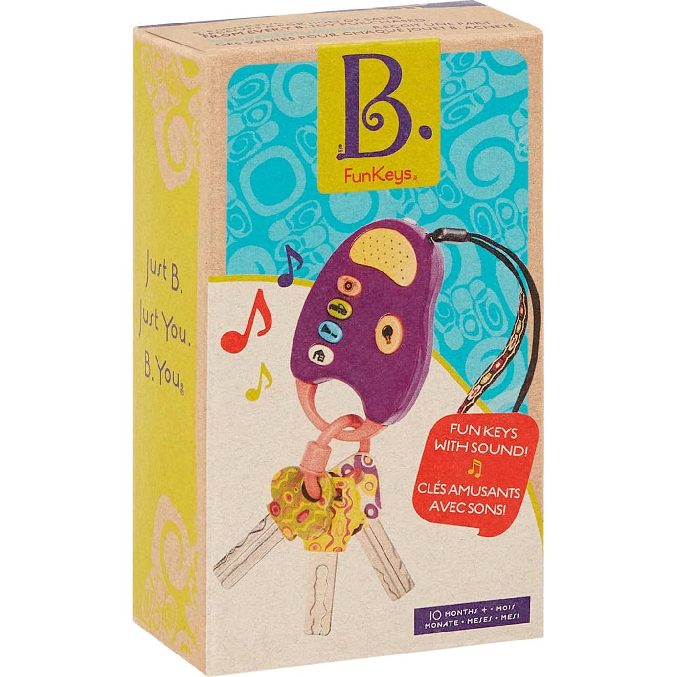 Llaves de Juguete B. Toys FunKeys con Sonidos y Linterna