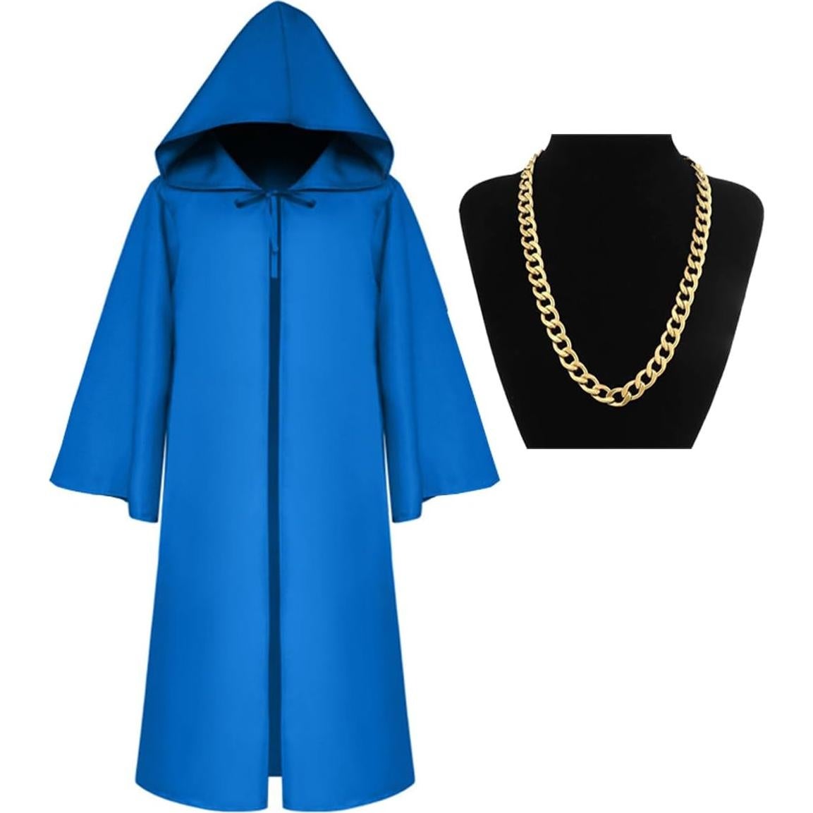 Túnica con Capucha y Collar CLNXIASN Disfraz Halloween