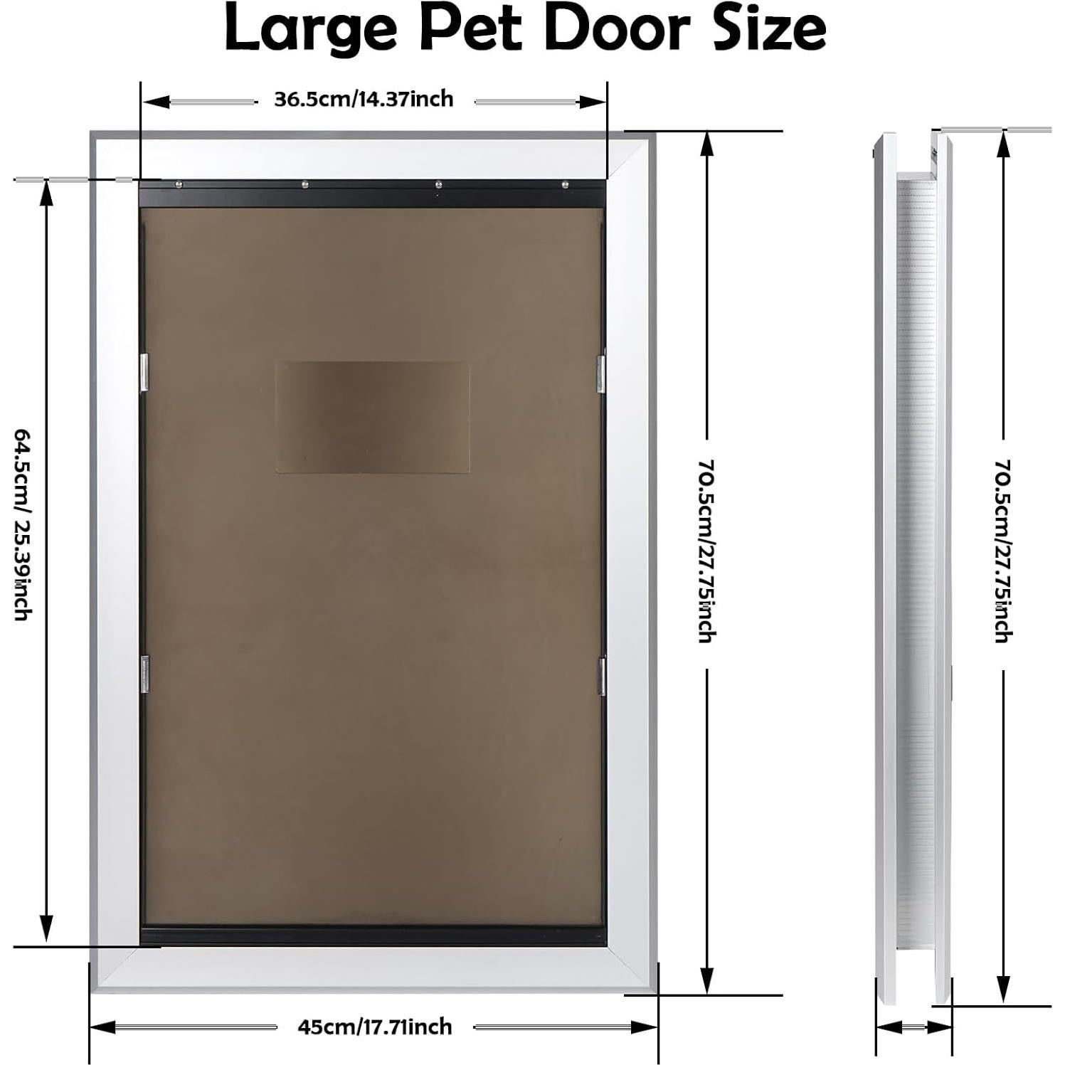 Puerta para Perros Extra Grande Janek P20 Aluminio 99,79 kg
