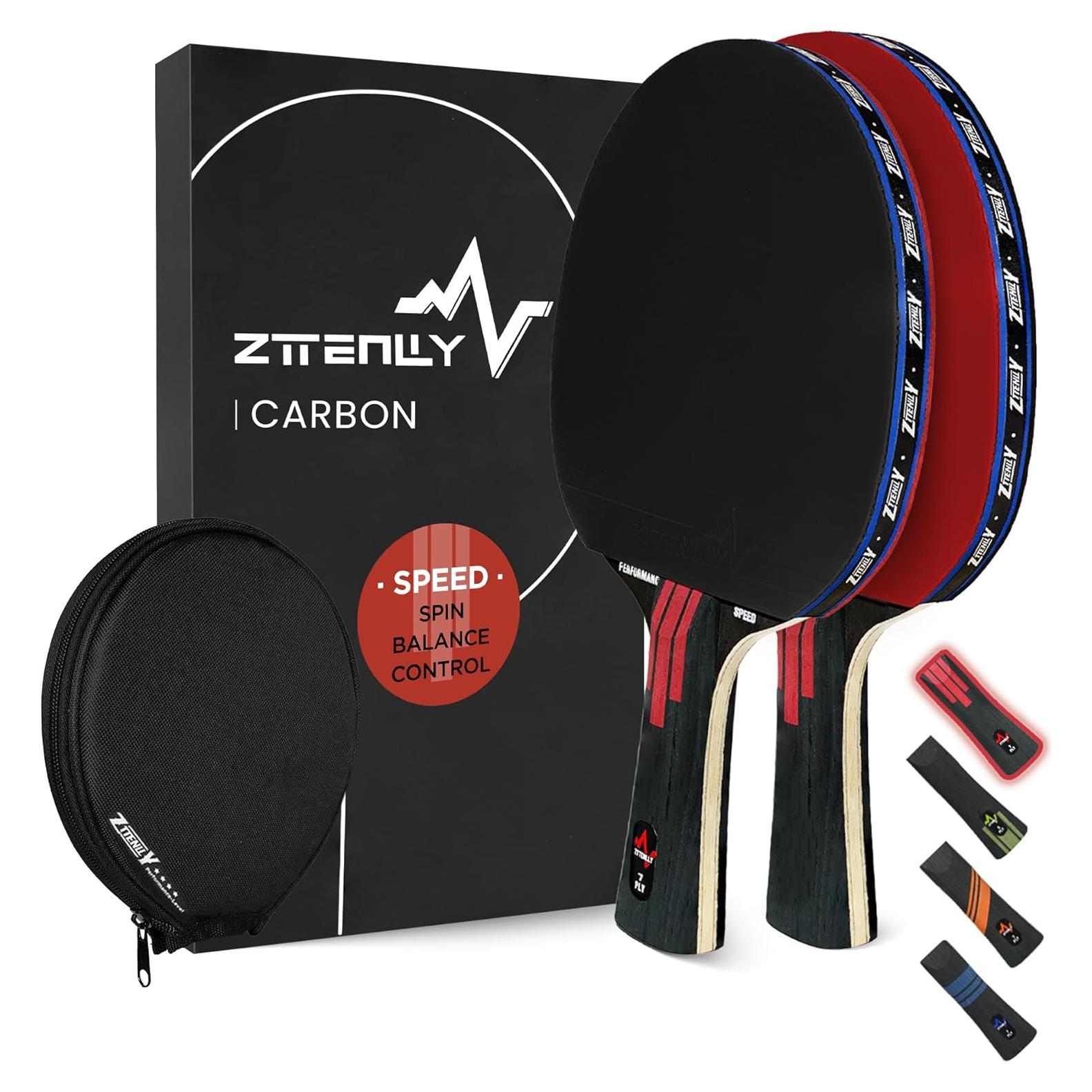 Paleta de Ping Pong ZTTENLLY TOTAL 7 Capas Velocidad