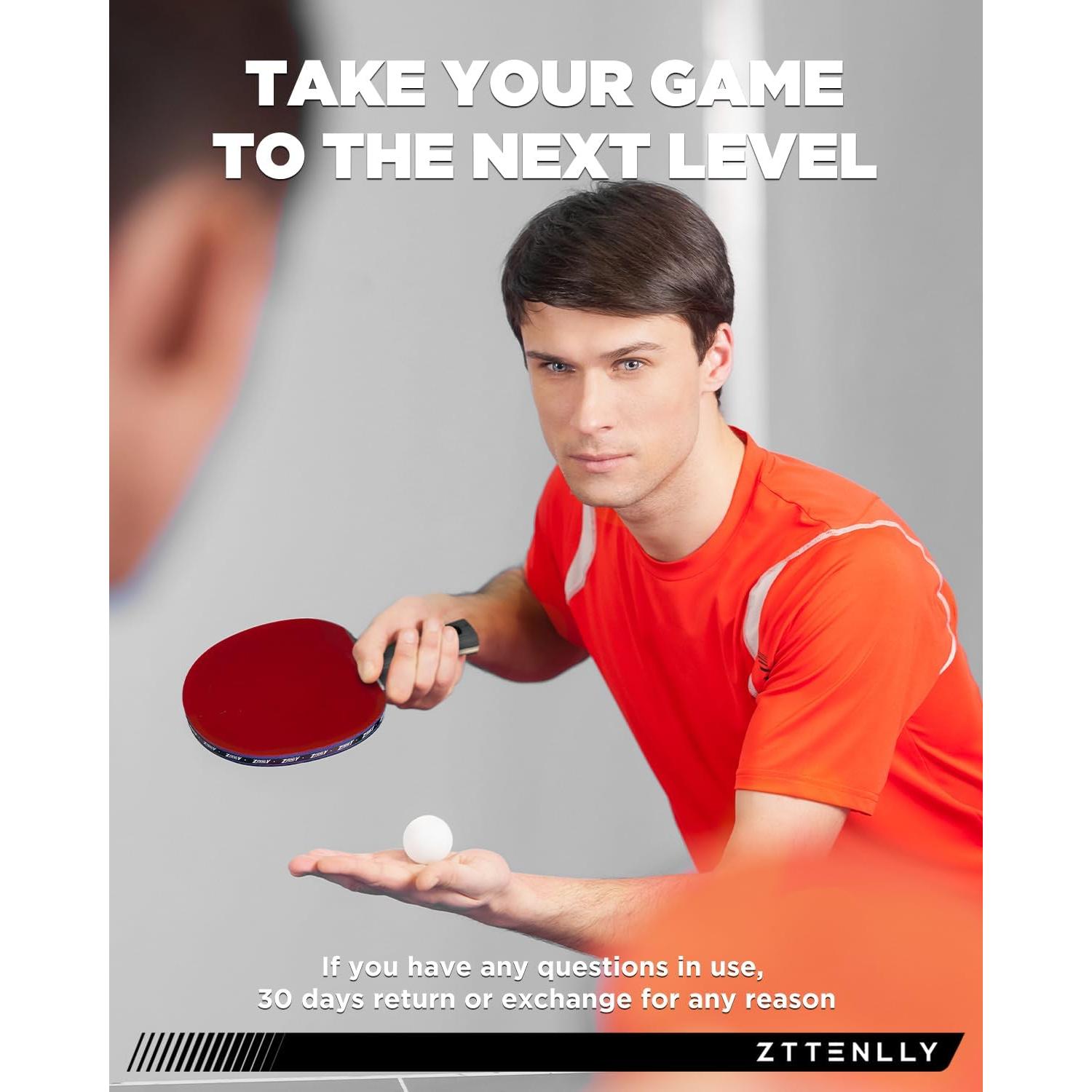 Paleta de Ping Pong ZTTENLLY TOTAL 7 Capas Velocidad