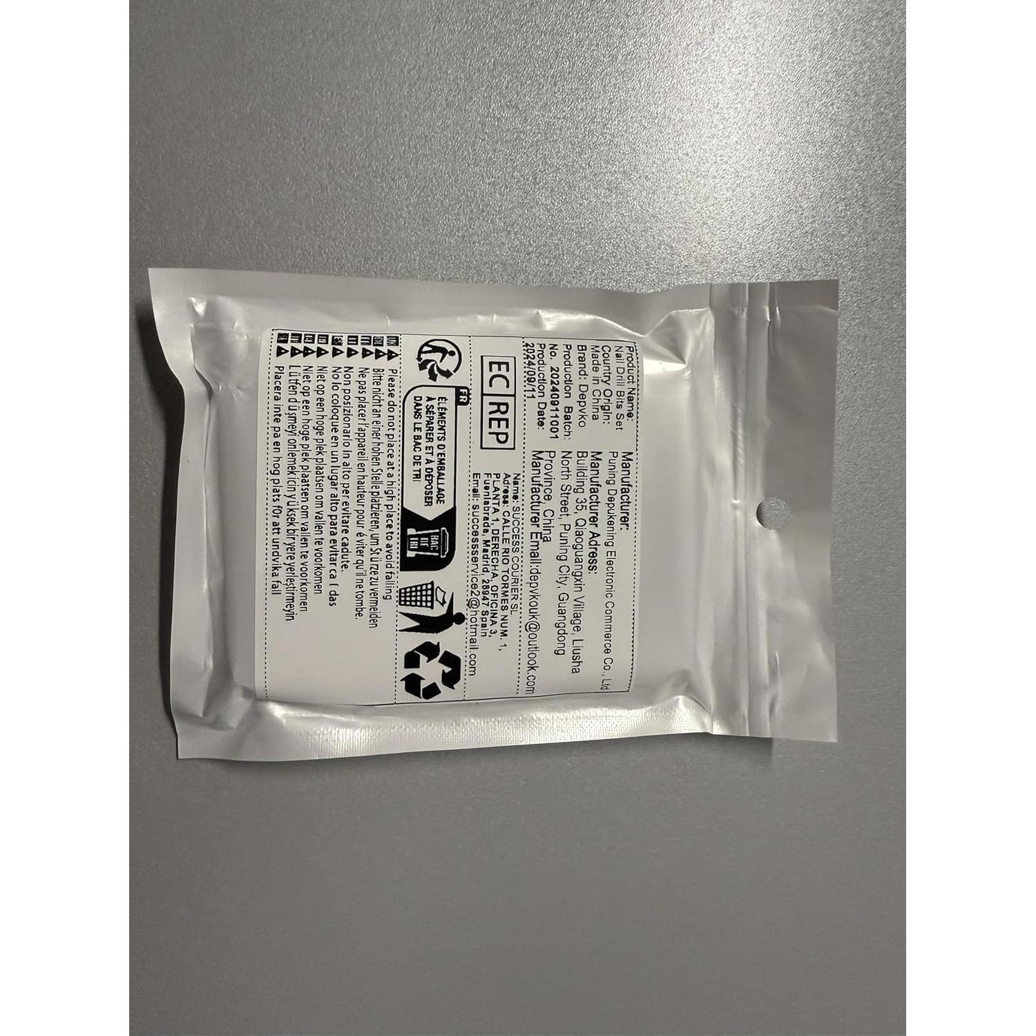 Juego de Brocas para Uñas Depvko 13PC - Carburo y Cerámica