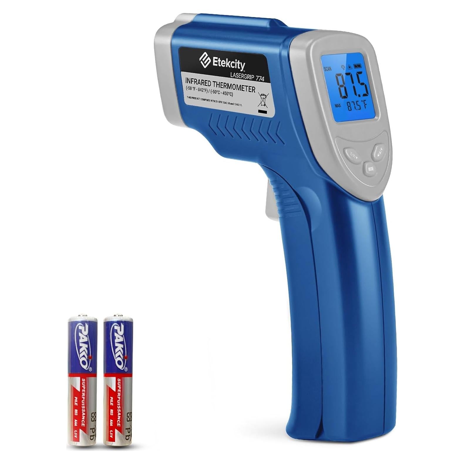 Termómetro Infrarrojo Etekcity Lasergrip 774 -50°C a 450°C