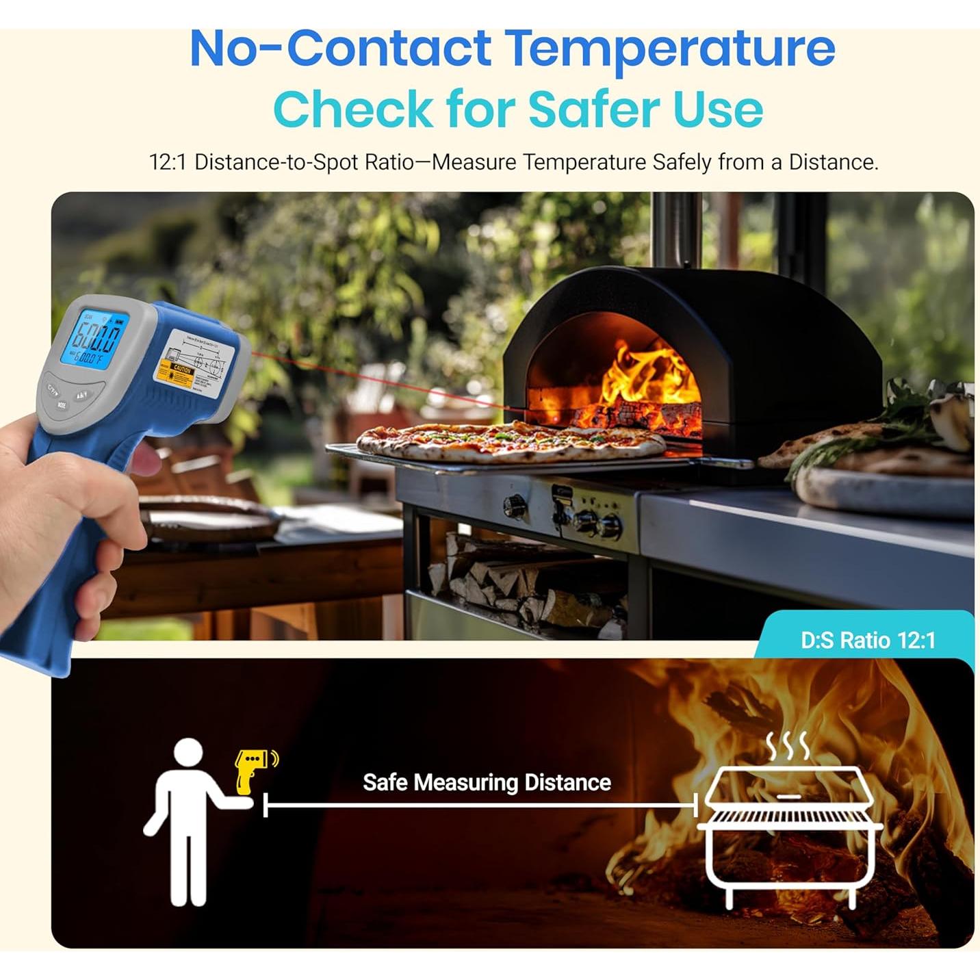 Termómetro Infrarrojo Etekcity Lasergrip 774 -50°C a 450°C