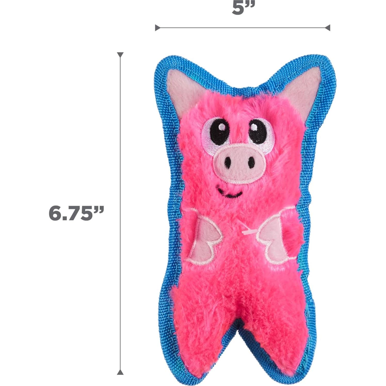 Juguete de Peluche Durablez Outward Hound Cerdo Rosa XS