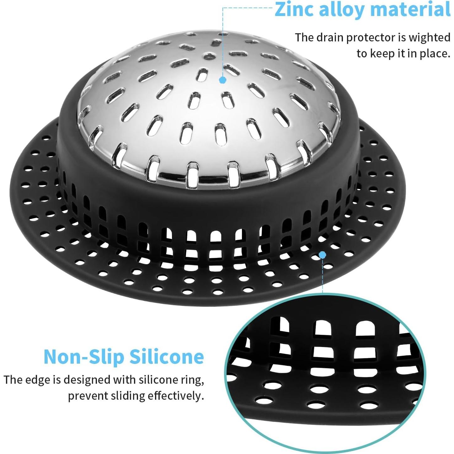 Captador de Cabello para Drenaje Aluvor - Silicona Antideslizante