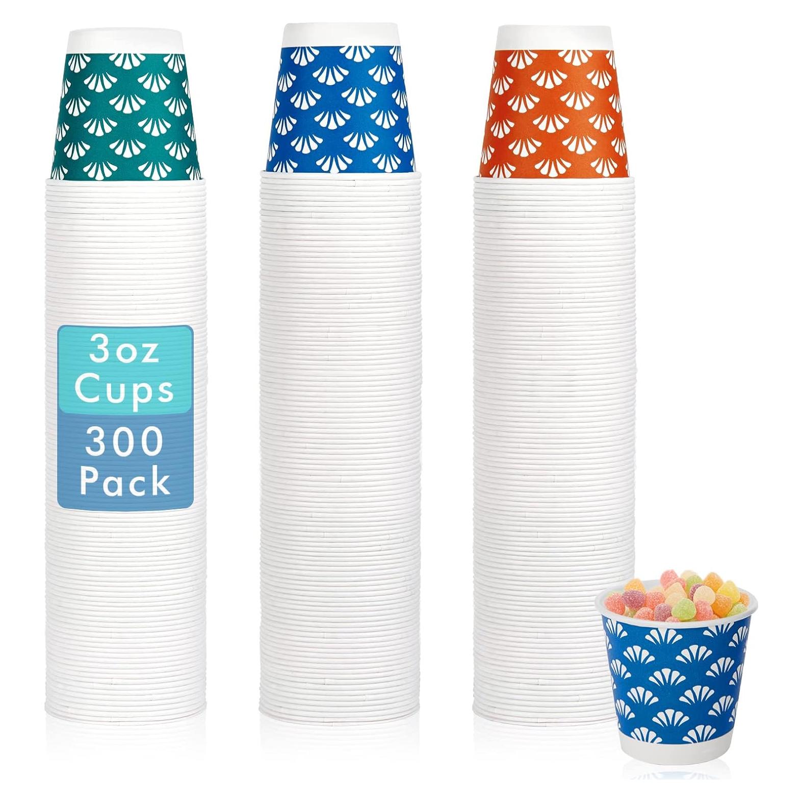 Paquete de 300 Tazas de Papel Desechables JollyPack 3 oz