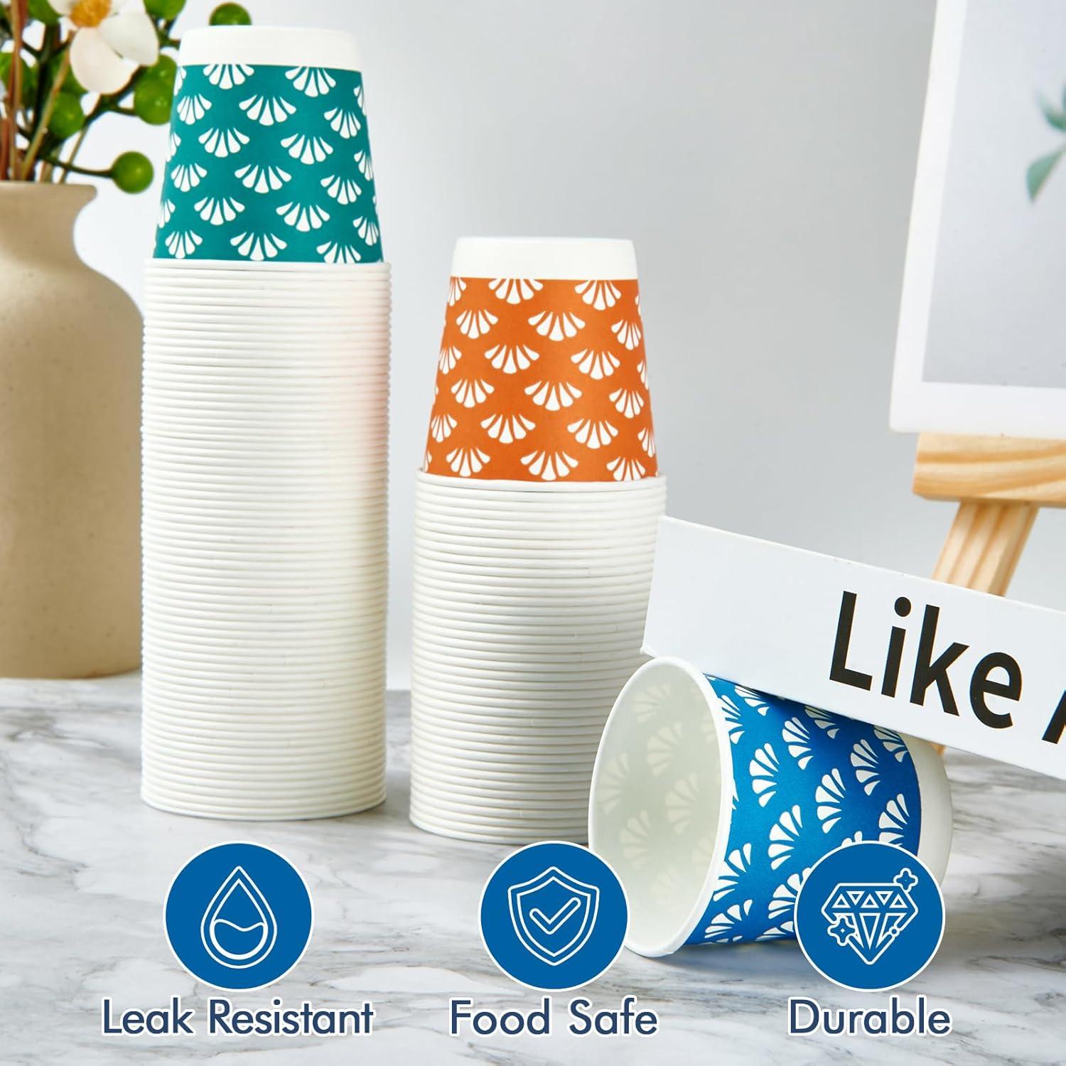 Paquete de 300 Tazas de Papel Desechables JollyPack 3 oz