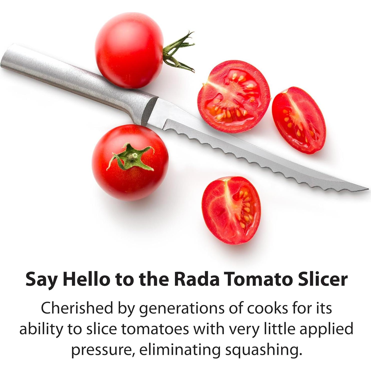 Cuchillo para Cortar Tomates RADA R126, 12.7 cm Acero Inoxidable