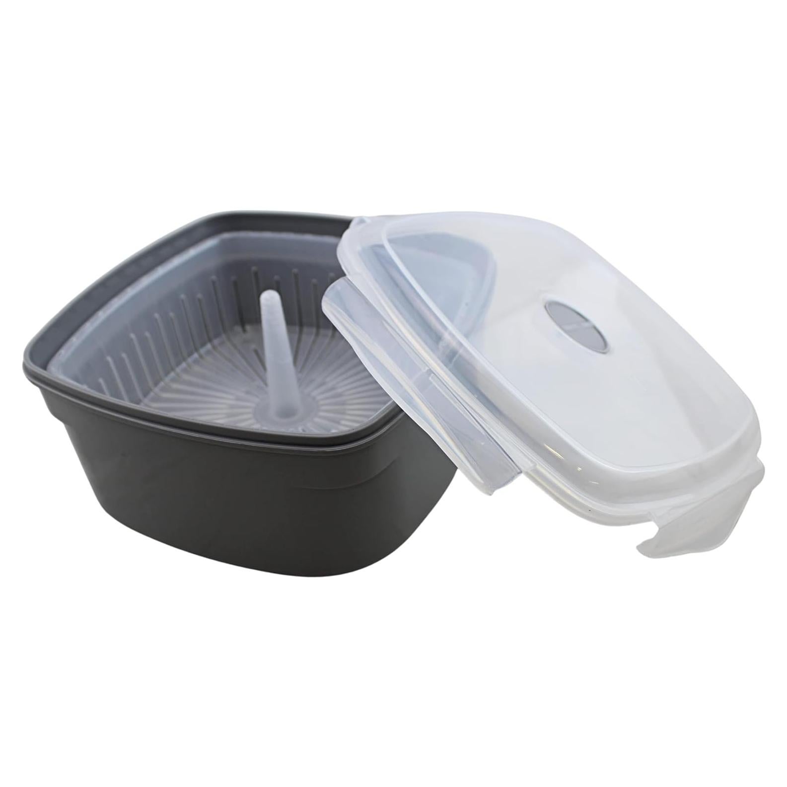 Cocinador de Vapor para Microondas Dependable 2.47L Libre de BPA