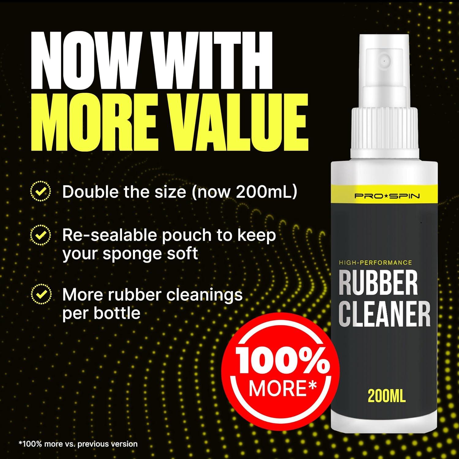 Kit de Limpieza para Tenis de Mesa PRO SPIN 200ml - Esponja Incluida