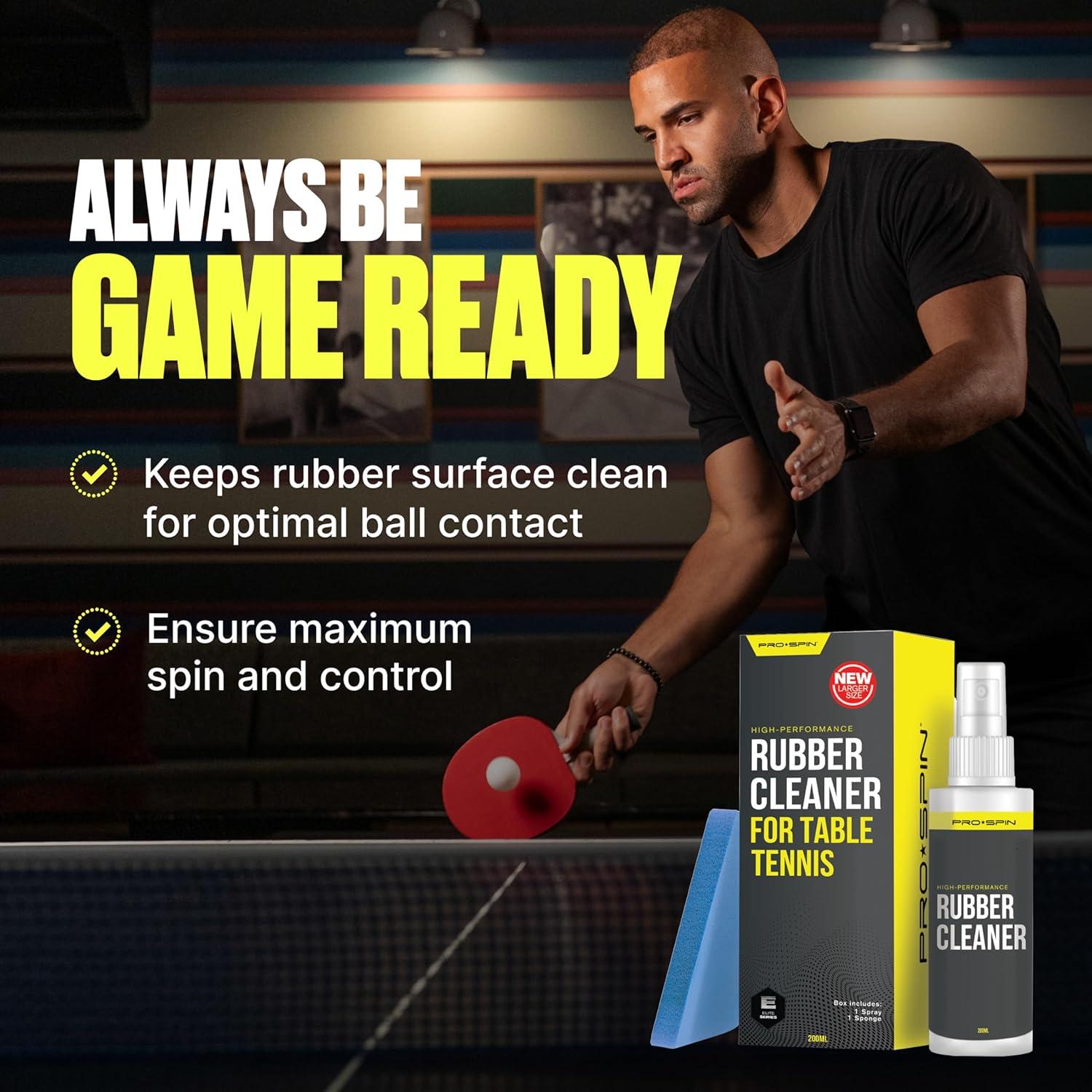 Kit de Limpieza para Tenis de Mesa PRO SPIN 200ml - Esponja Incluida