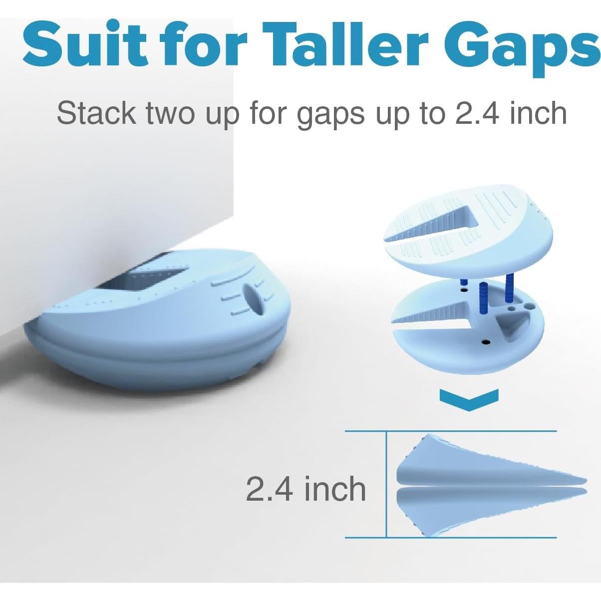 Protector de Puerta Neobay Azul 2 Pzs Silicona Duradera