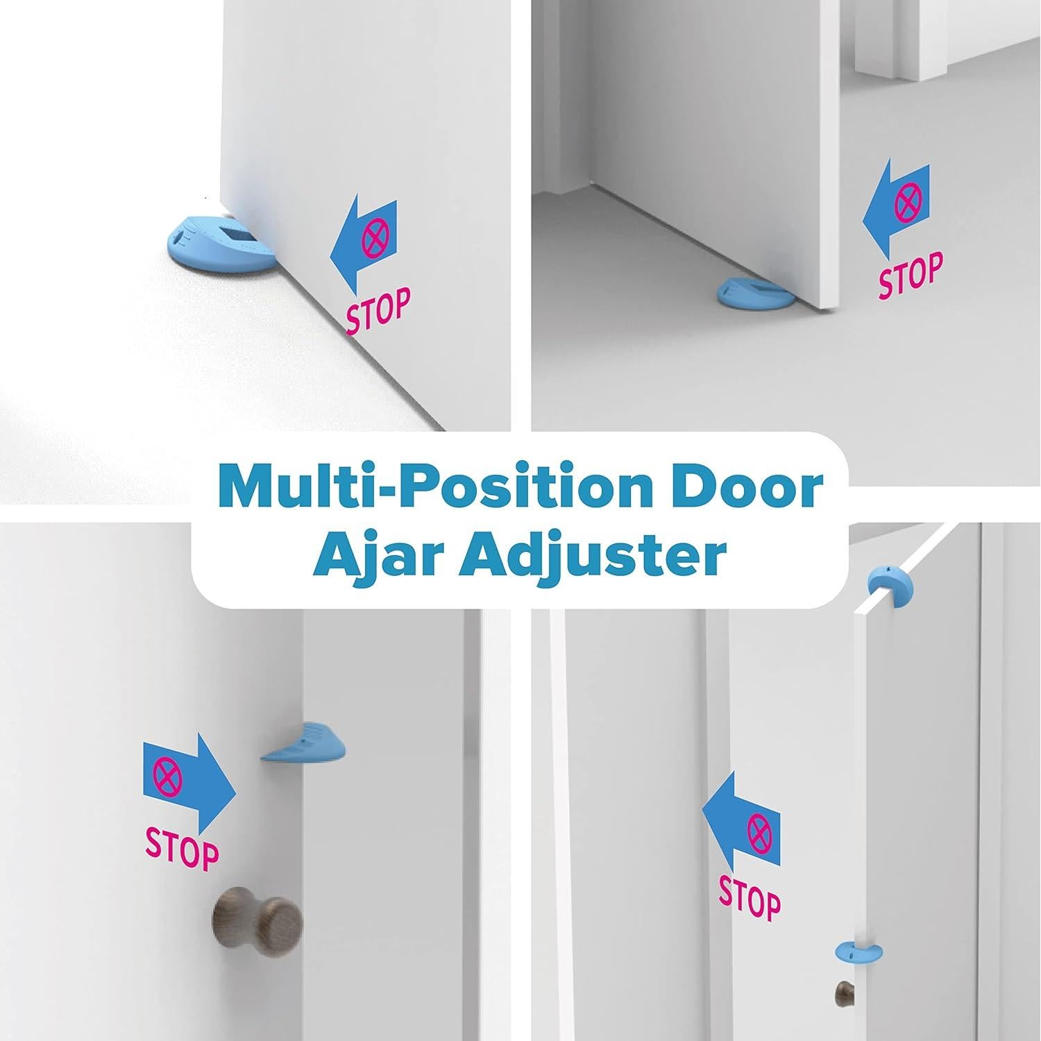 Protector de Puerta Neobay Azul 2 Pzs Silicona Duradera