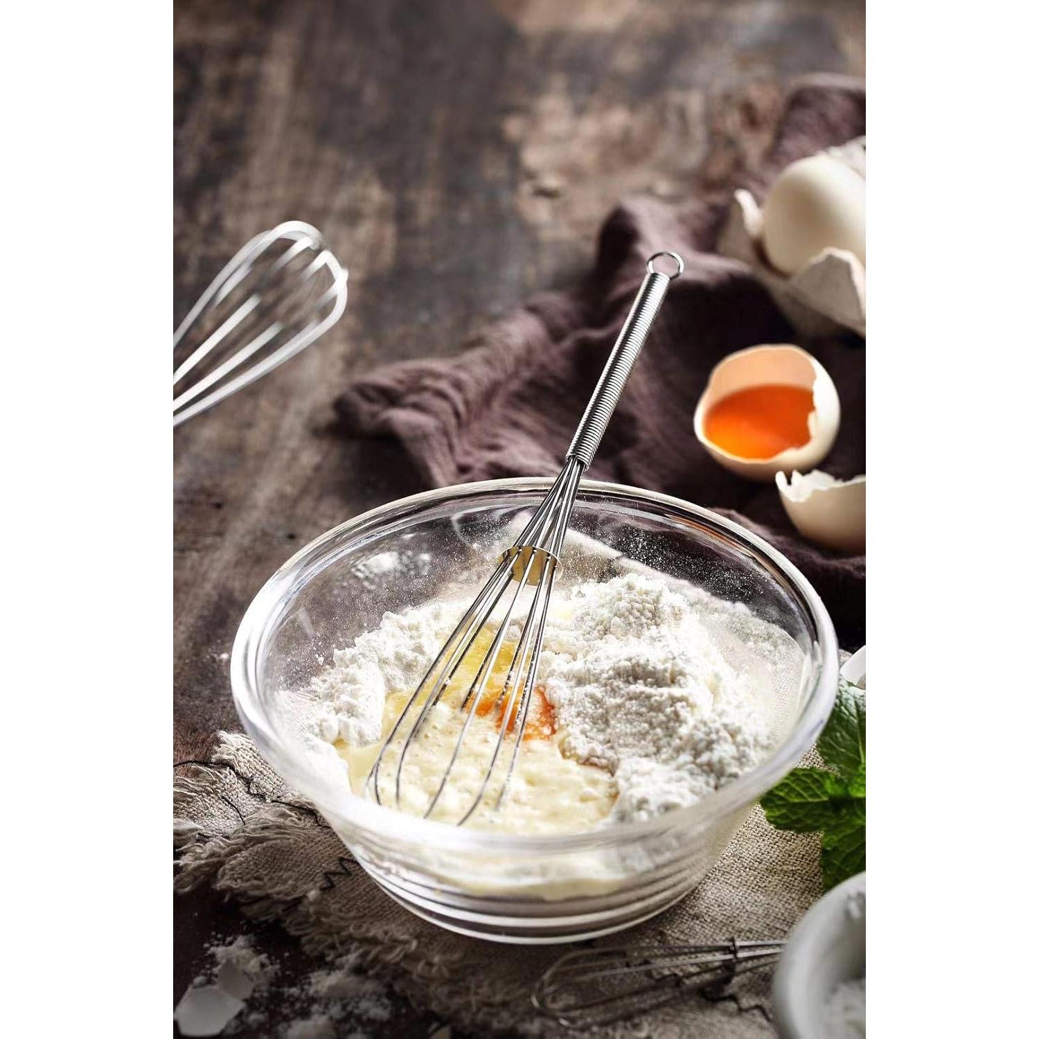 Set de Mini Batidores de Alambre Keewah - 6 Piezas Acero Inoxidable