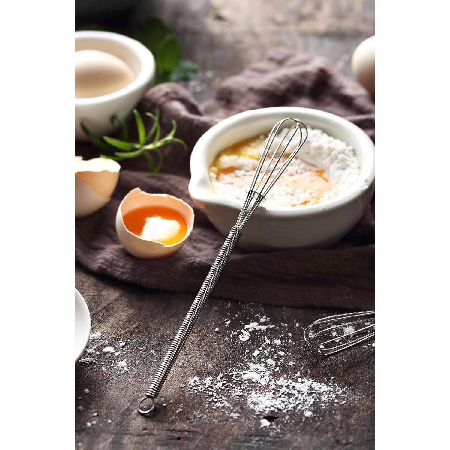 Set de Mini Batidores de Alambre Keewah - 6 Piezas Acero Inoxidable