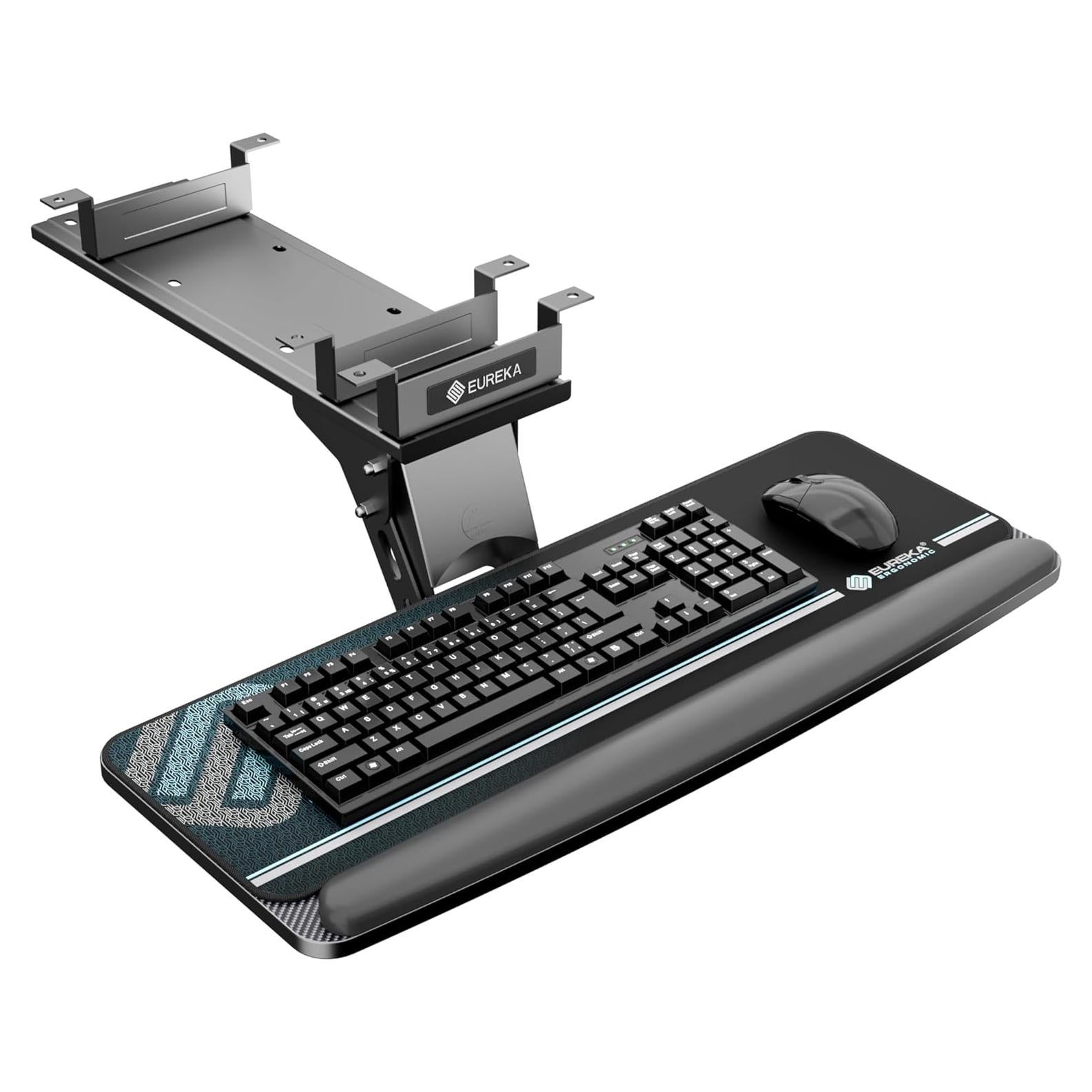 Bandeja de Teclado EUREKA ERGONOMIC Ajustable 63.5x23.2 cm