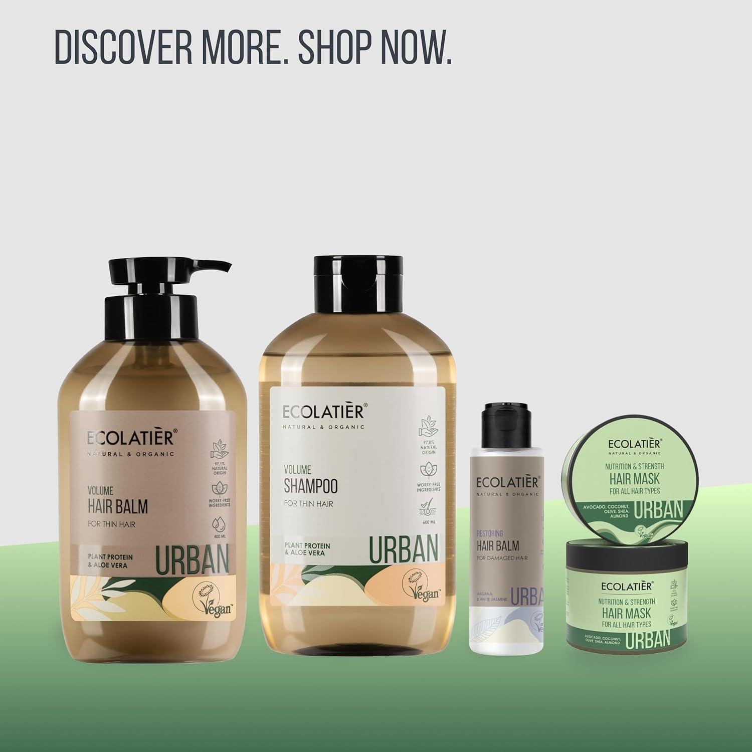 Mascarilla Capilar Ecolatier 400ml - Hidratación y Fuerza Vegana