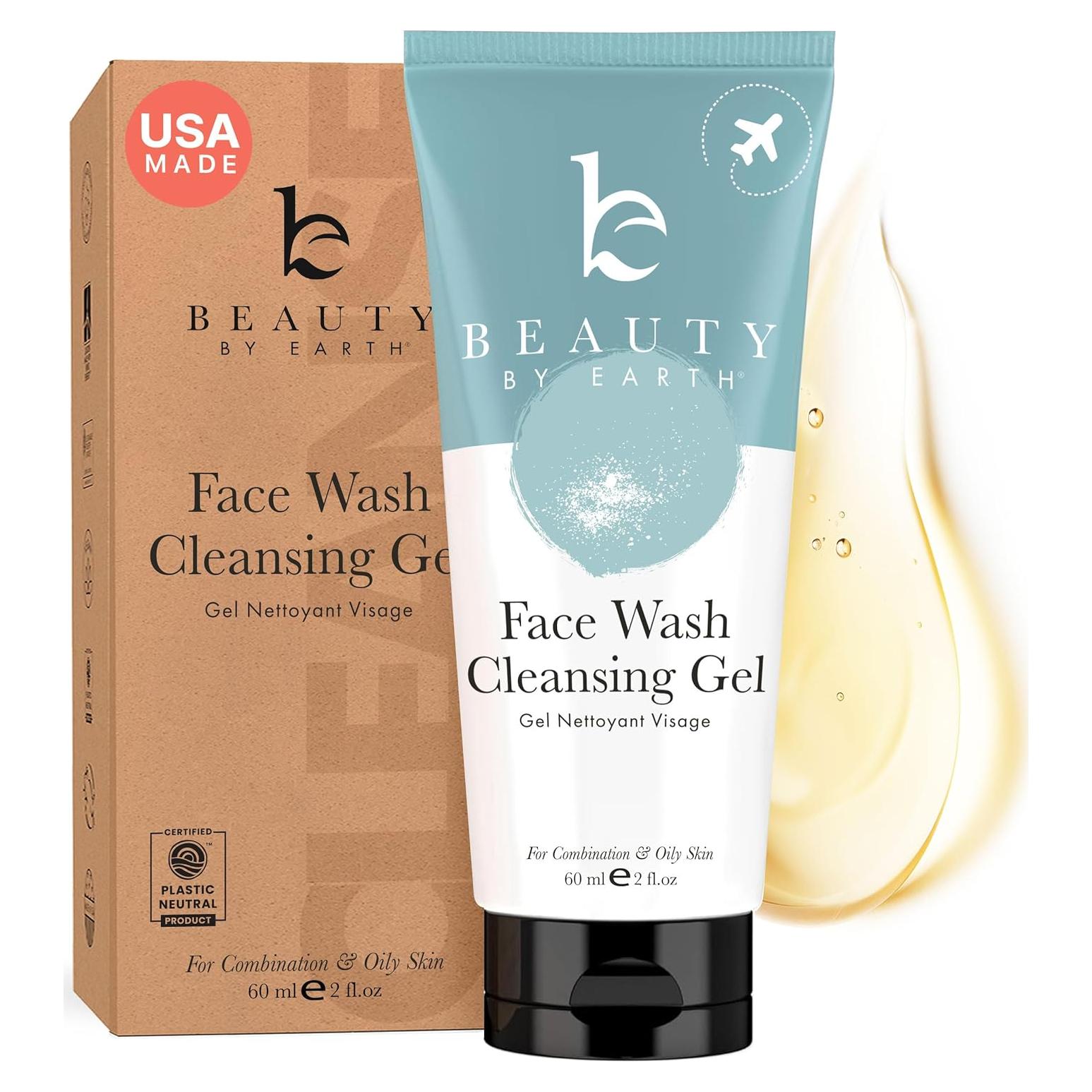 Limpiador Facial Orgánico Beauty by Earth 59 ml - Piel Sensible