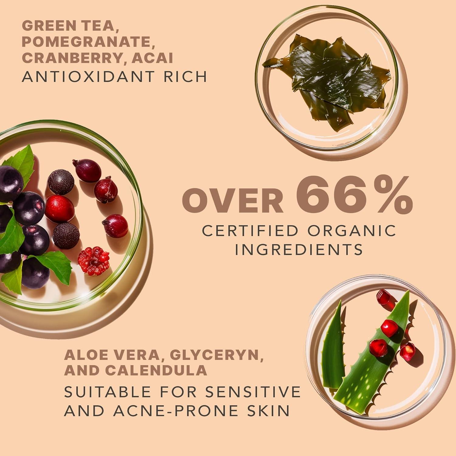 Limpiador Facial Orgánico Beauty by Earth 59 ml - Piel Sensible