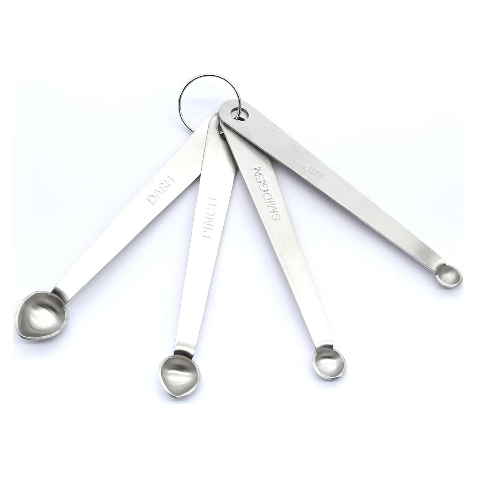 Set de Cucharas Medidoras Luomorgo 4 Piezas Acero Inoxidable