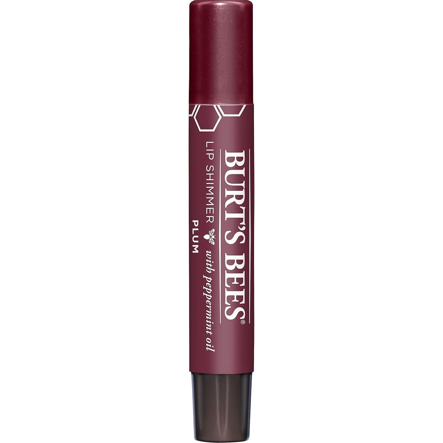 Brillo Labial Burt's Bees Ciruela 100% Natural - 2 Tubos