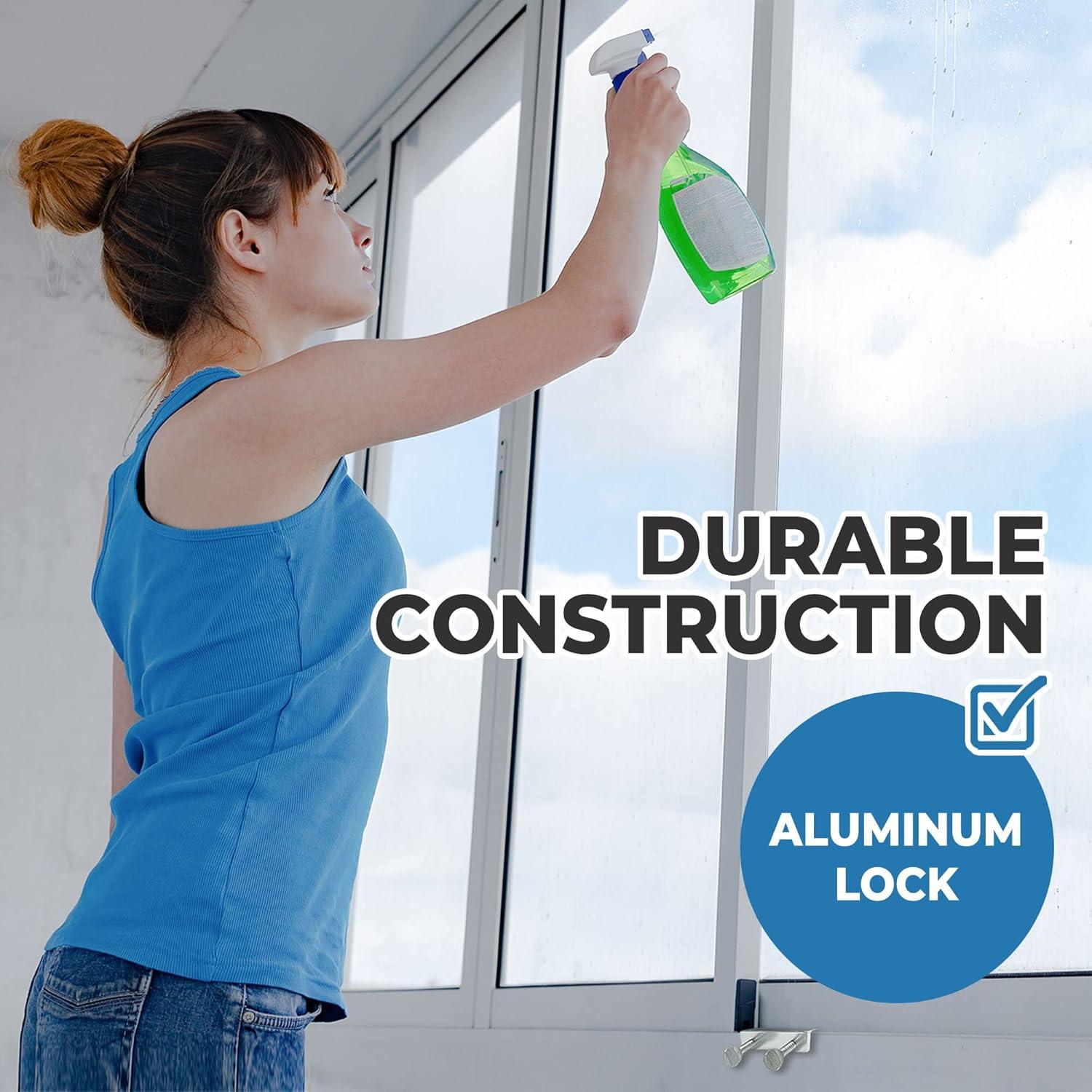 Bloqueos de Ventana Cuadrados Tienda Cuadrada - Paquete de 4