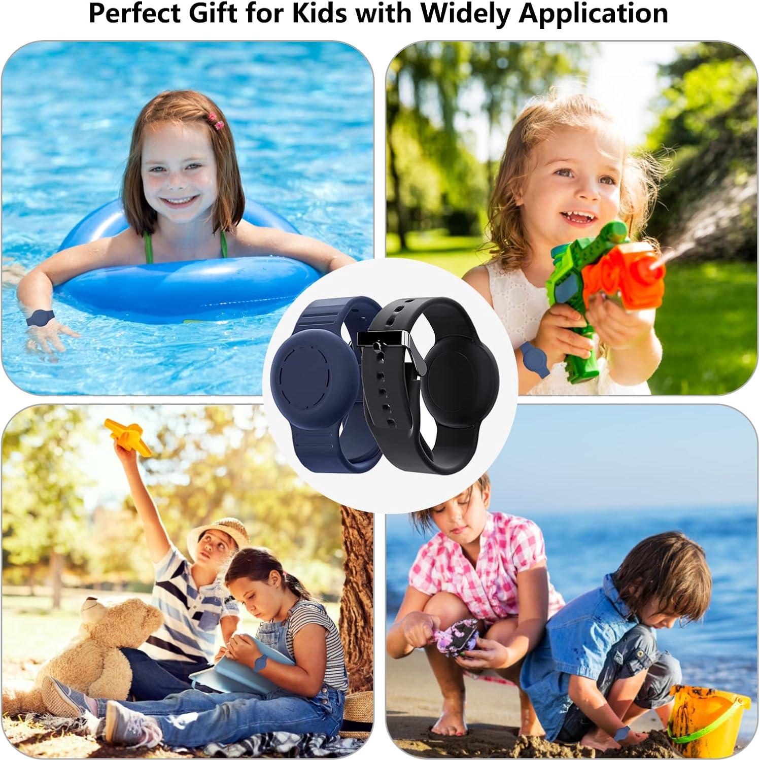 Pulsera Airtag Impermeable Aircawin para Niños - 2 Piezas