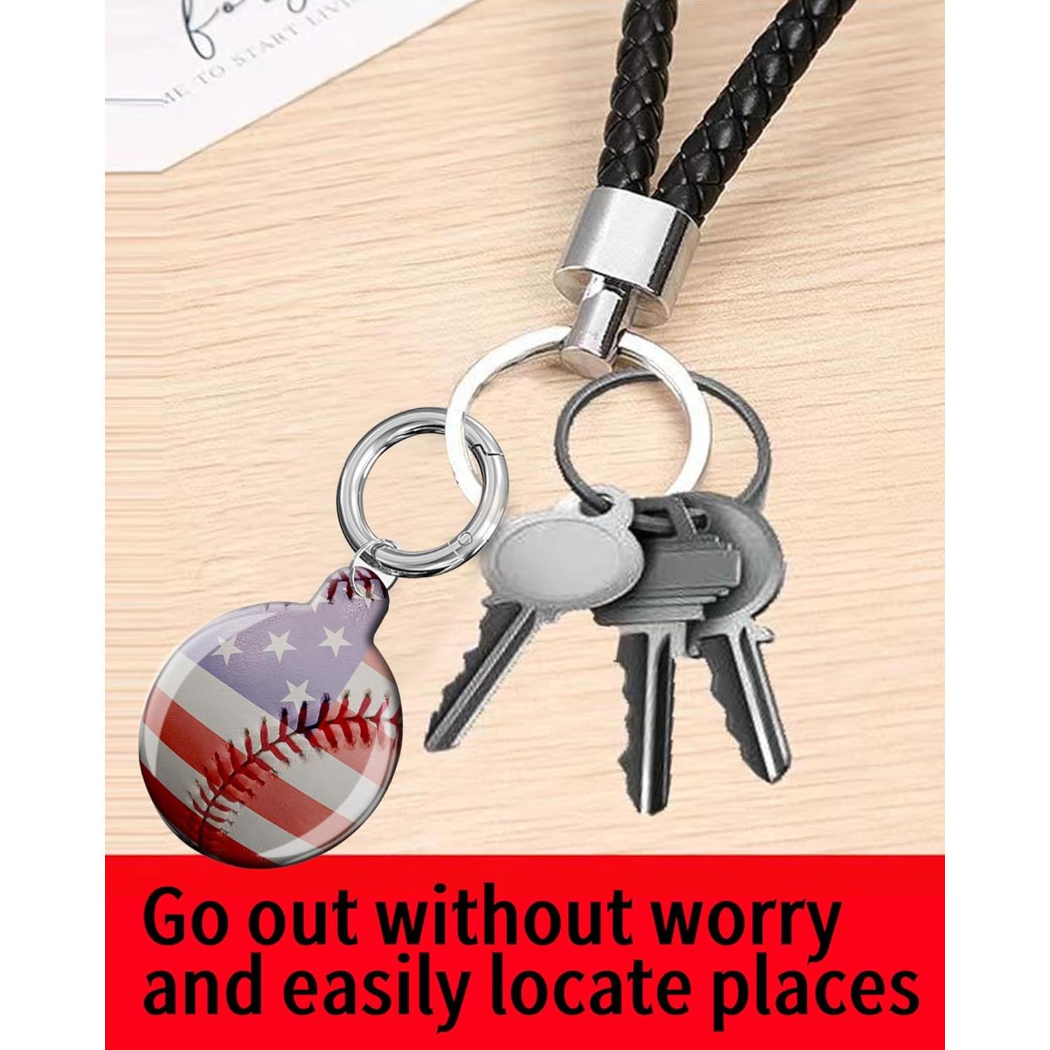 Funda Protectora para Air Tag ANDRIU - Bandera Americana