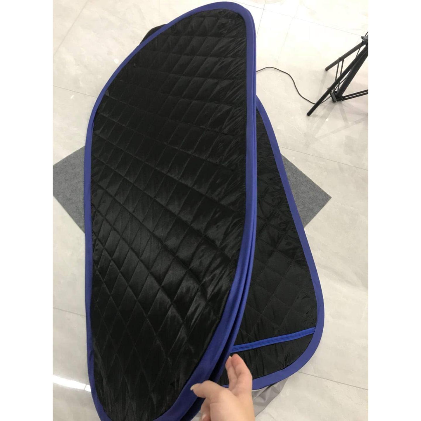 Carpa de Sauna Portátil ZONEMEL 73x73x124 cm Plegable