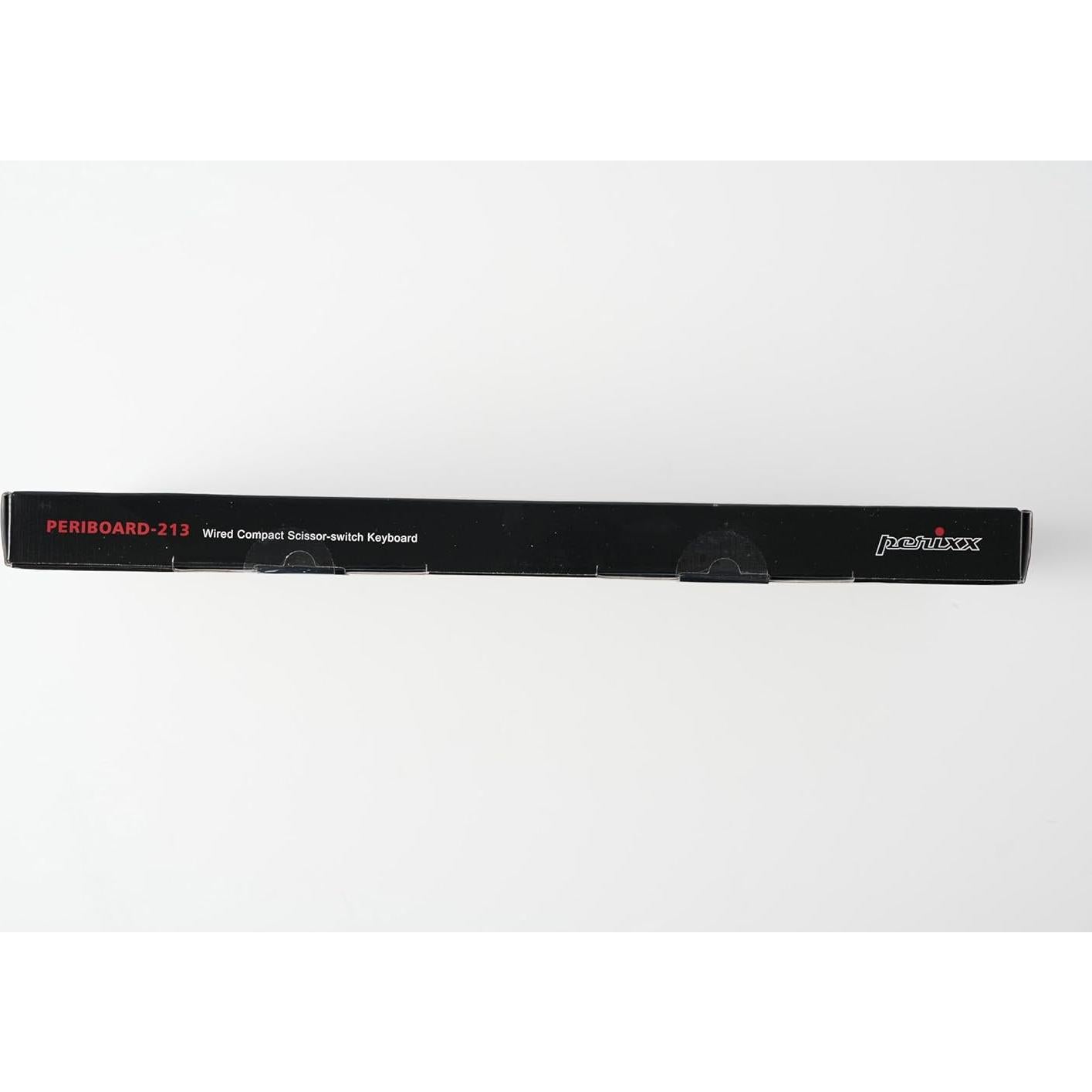 Teclado USB Perixx PERIBOARD-213B Chiclet Silencioso Negro