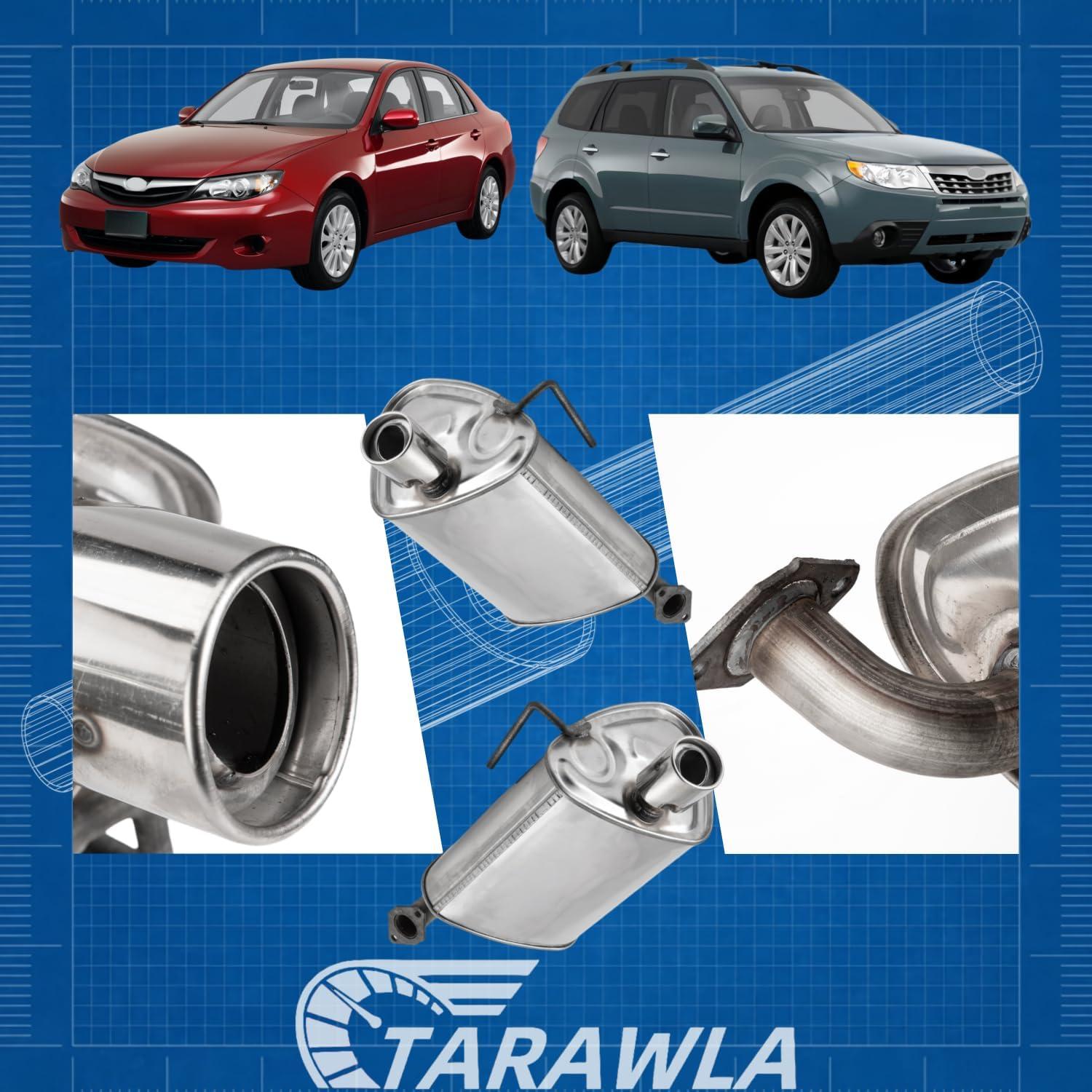 Tubo de Escape Inoxidable TARALWA SF02D para Forester e Impreza
