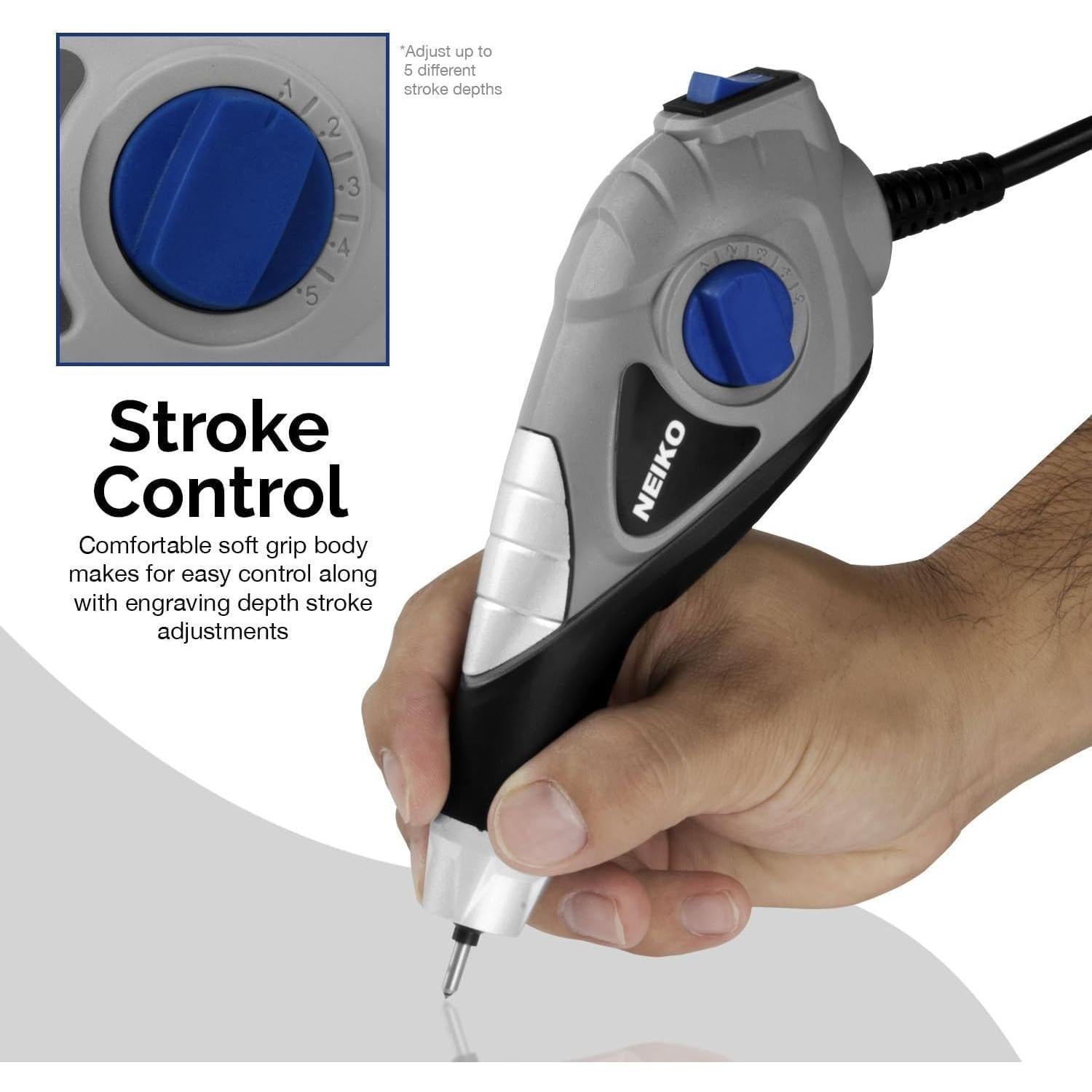 Grabador Eléctrico NEIKO 10576A con Punta de Carburo