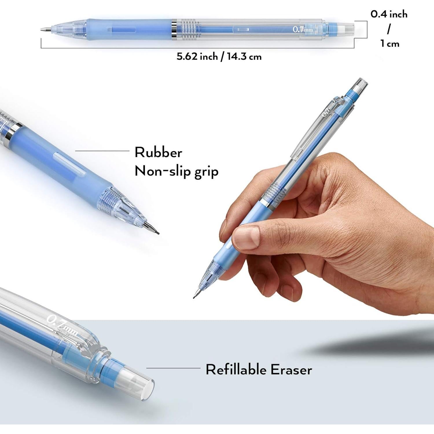 Set de Lápices Mecánicos Nicpro 25 Piezas 0.5 y 0.7 mm
