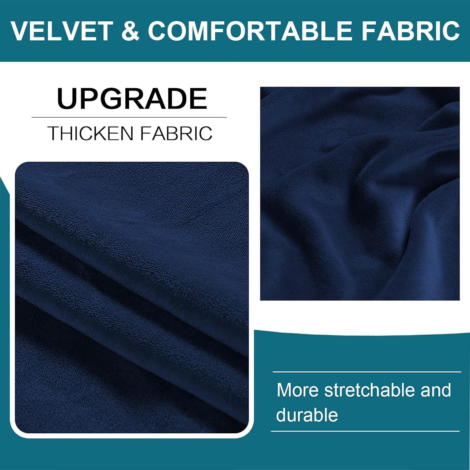 Funda Redonda para Taburete Turquoize Pack 2 Azul Marino